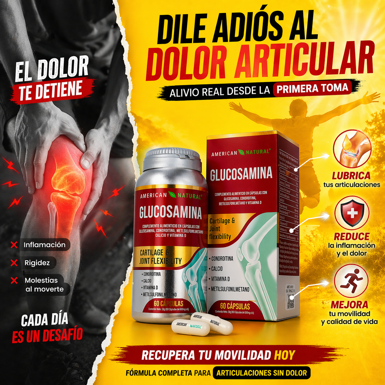 Glucosamina Huesos y Articulaciones