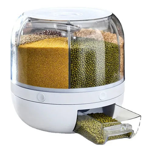 Dispensador de granos 360°