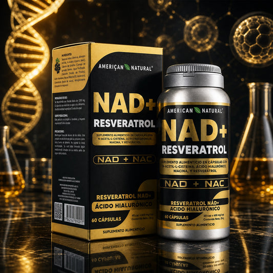 Nad Con Resveratrol Y Acido Hialuronico